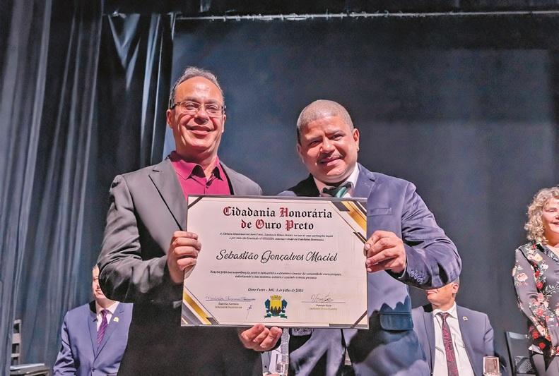 Psicólogo da AssempBH recebe título de Cidadão Honorário de Ouro Preto - Blog Assemp BH