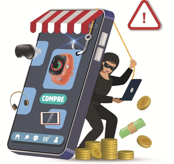 Olho no Golpe: Cuidado com as lojas falsas da internet