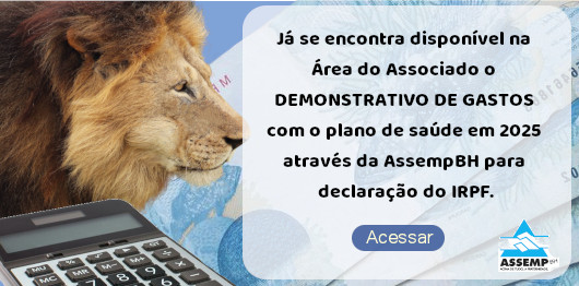 Demonstrativo de gastos com plano de saúde para Imposto de Renda